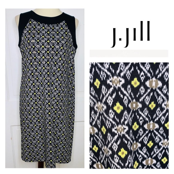 J. Jill Dresses & Skirts - J.Jill Wearever Ikat Sheath Dress. Size Small